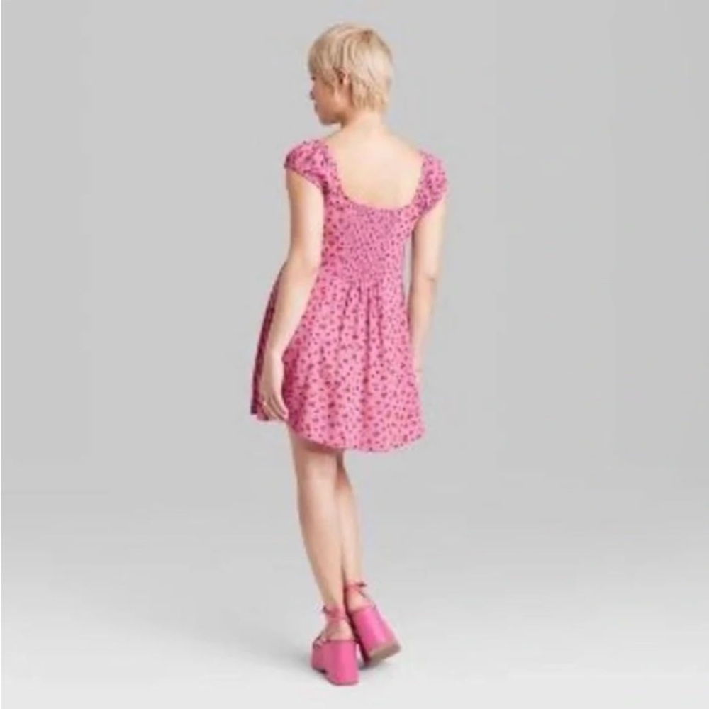 WILD FABLE💕💗🌸NWT CAPPED SLEEVED DRESS - Picture 8 of 9